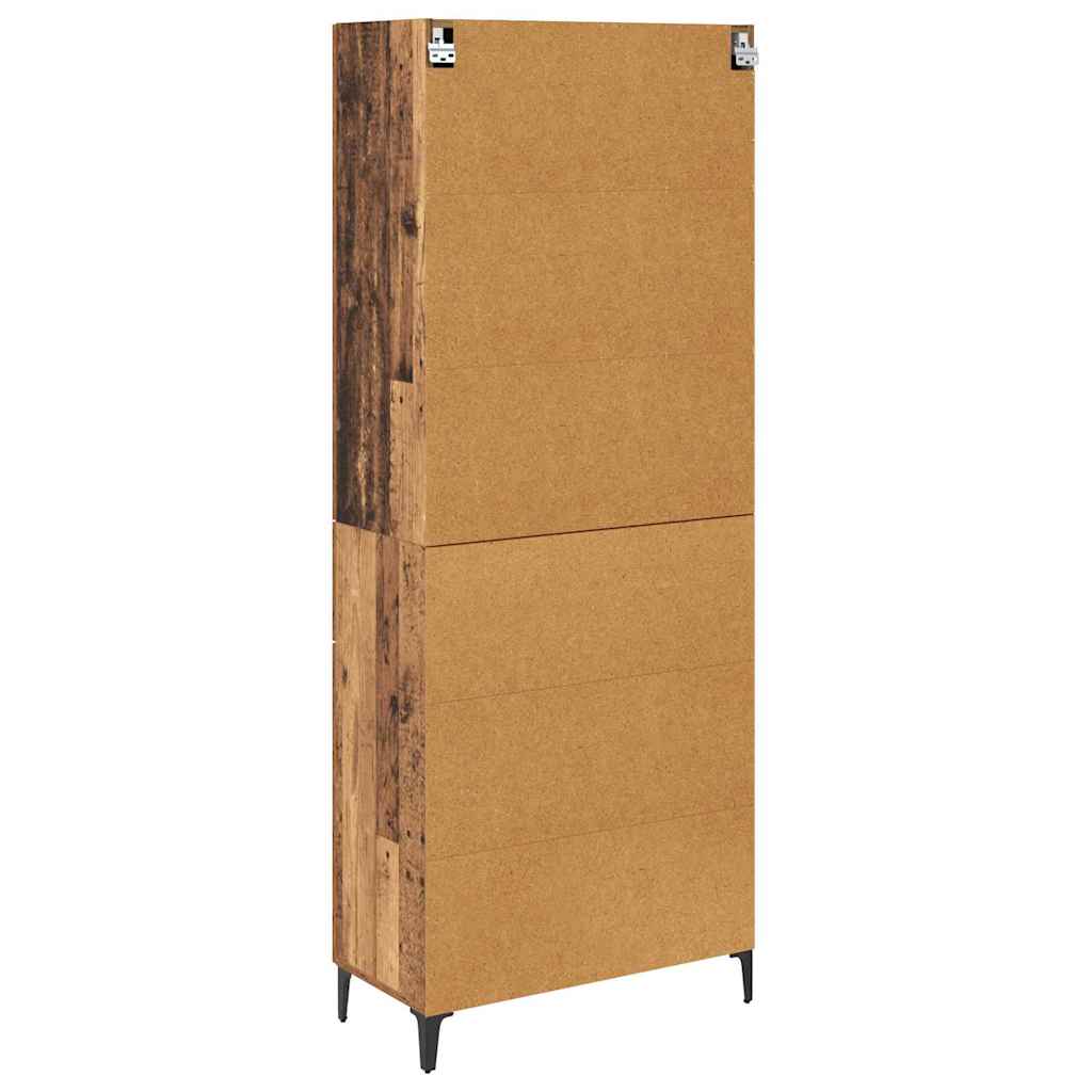 Highboard Zidne Staro drvo 69,5 x 34 x 180 cm Konstruirano drvo