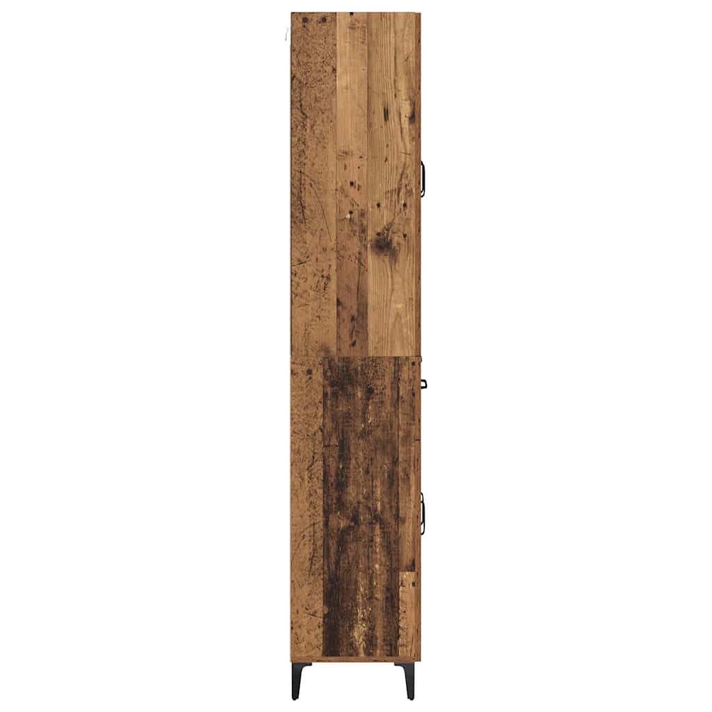 Highboard Zidne Staro drvo 69,5 x 34 x 180 cm Konstruirano drvo