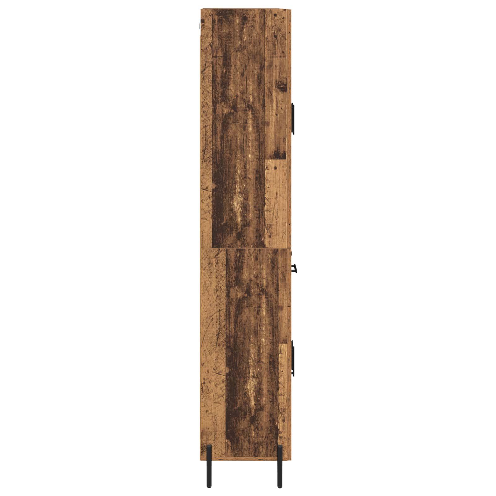 Highboard 2 pcs Staro drvo Konstruirano drvo