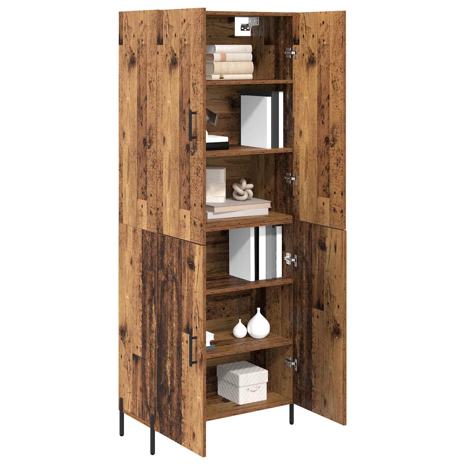Highboard Zidne Staro drvo 69,5 x 34 x 180 cm Konstruirano drvo