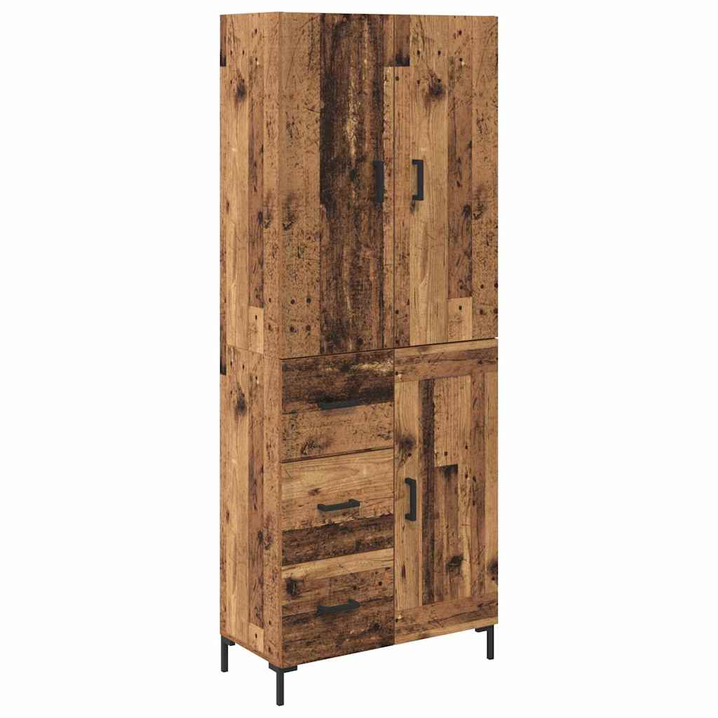 Highboard Zidne Staro drvo 69,5 x 34 x 180 cm Konstruirano drvo