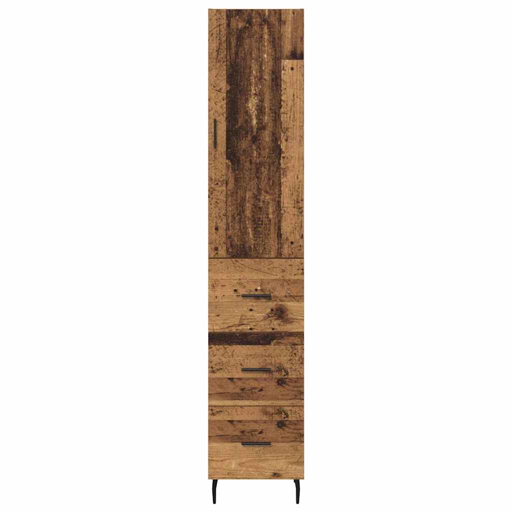 Highboard Staro drvo 34,5 x 34 x 180 cm Konstruirano drvo