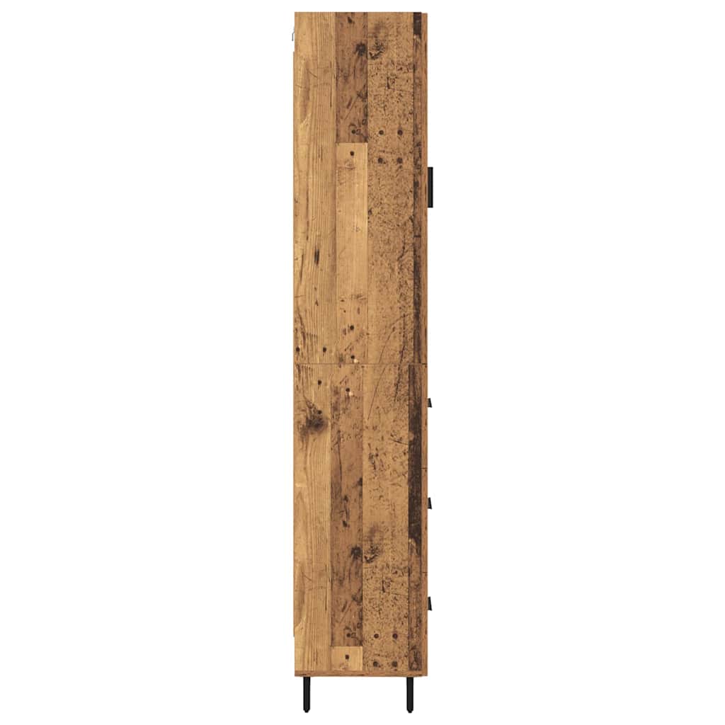 Highboard Staro drvo 34,5 x 34 x 180 cm Konstruirano drvo