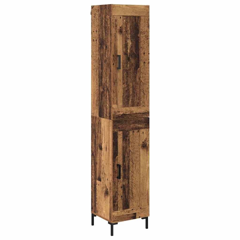 Highboard Staro drvo 34,5 x 34 x 180 cm Konstruirano drvo