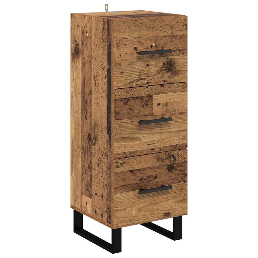 Highboard Staro drvo 34,5 x 34 x 180 cm Konstruirano drvo