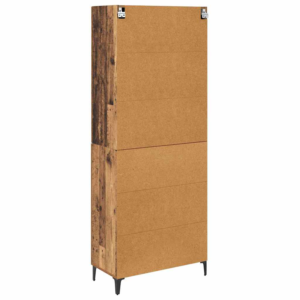 Highboard Zidne Staro drvo 69,5 x 34 x 180 cm Konstruirano drvo