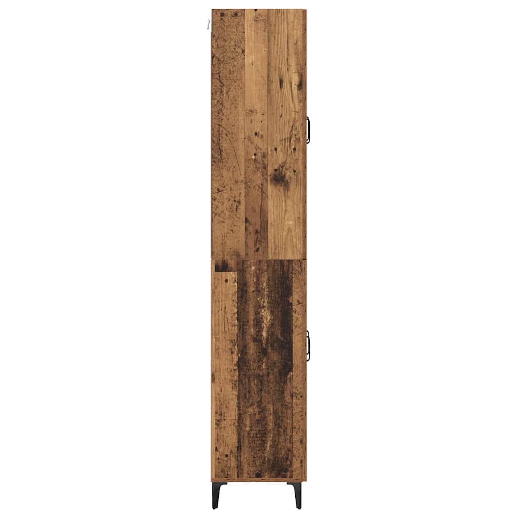 Highboard Zidne Staro drvo 69,5 x 34 x 180 cm Konstruirano drvo