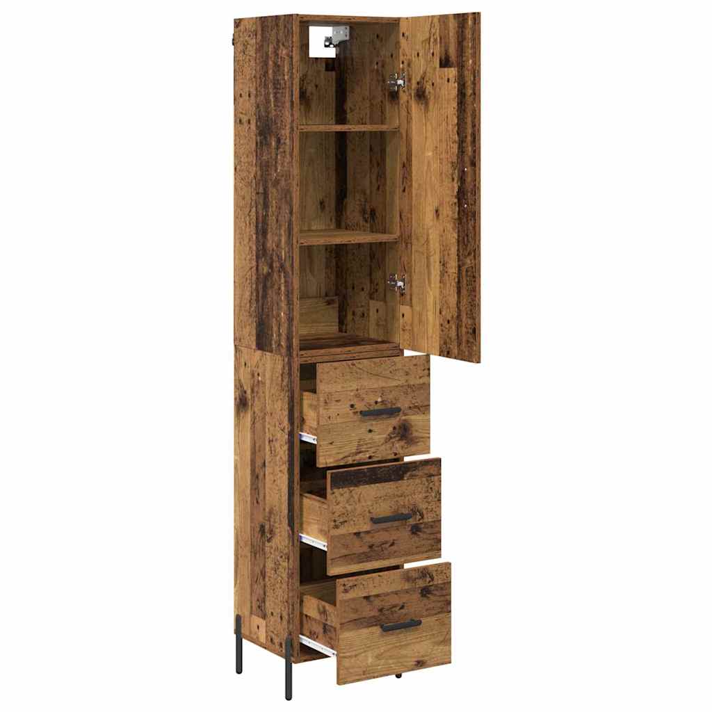 Highboard Staro drvo 34,5 x 34 x 180 cm Konstruirano drvo
