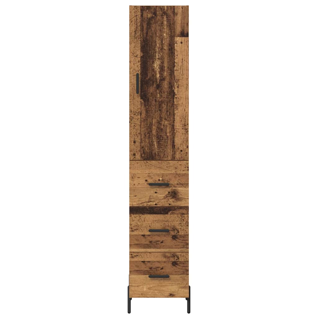Highboard Staro drvo 34,5 x 34 x 180 cm Konstruirano drvo