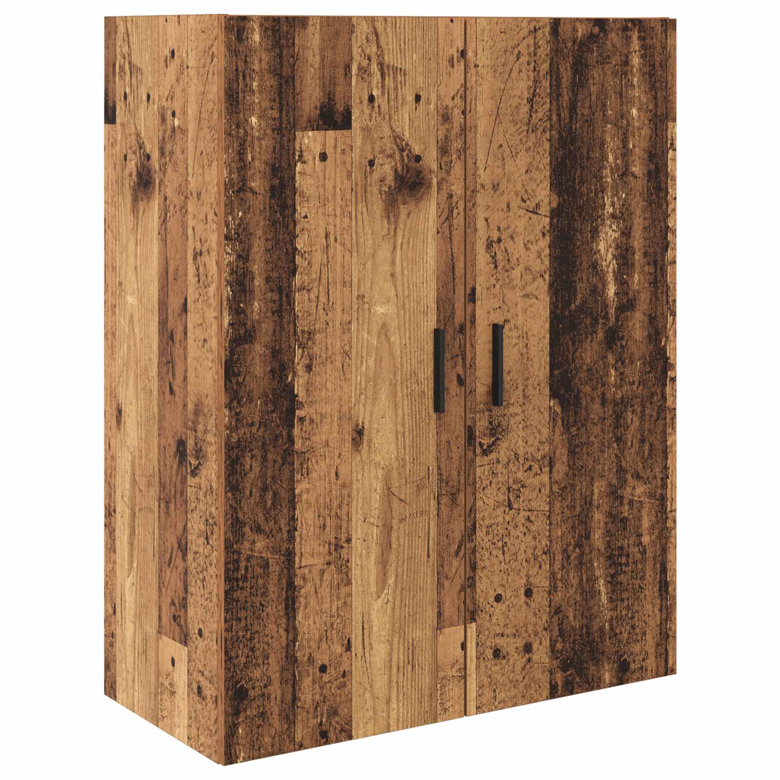 Highboard s ladicama 2 pcs Staro drvo Inženjerska drva i staklo