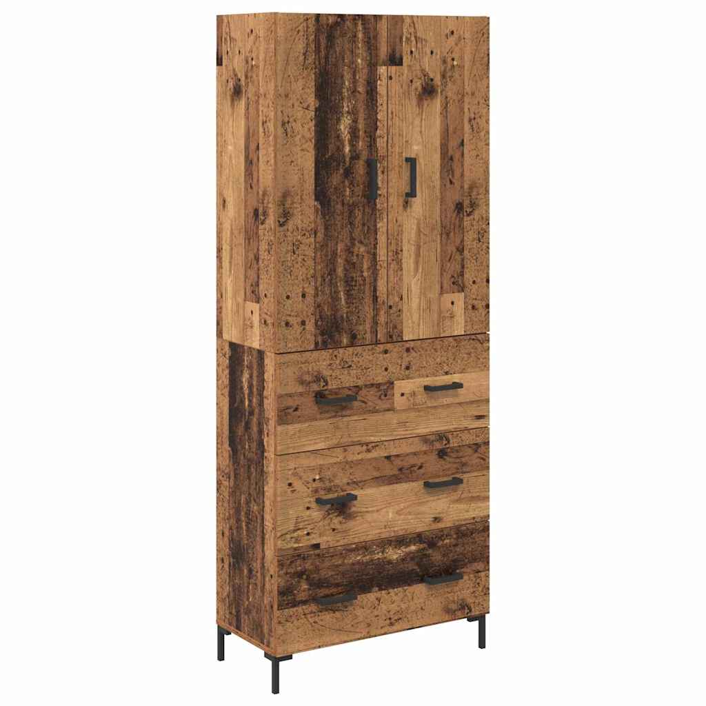 Highboard Zidne Staro drvo 69,5 x 34 x 180 cm Konstruirano drvo