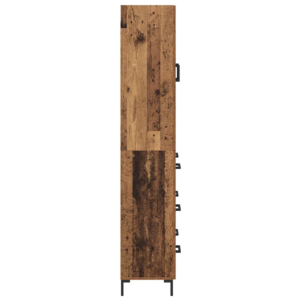 Highboard Zidne Staro drvo 69,5 x 34 x 180 cm Konstruirano drvo