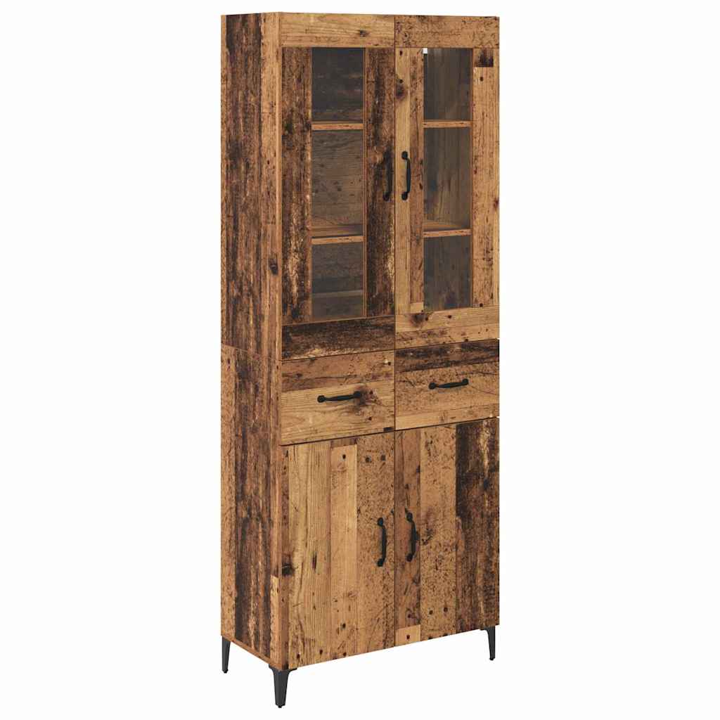 Highboard Zidne Staro drvo 69,5 x 34 x 180 cm Konstruirano drvo