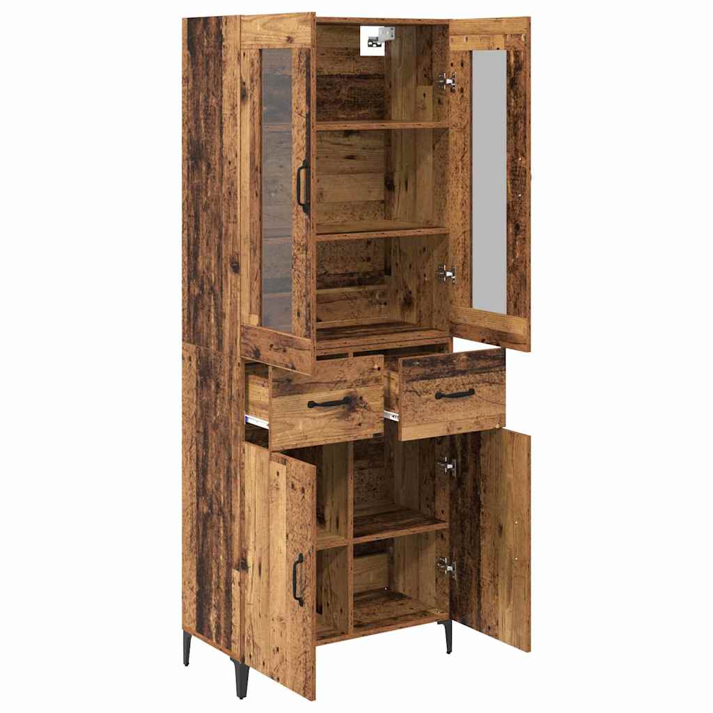 Highboard Zidne Staro drvo 69,5 x 34 x 180 cm Konstruirano drvo