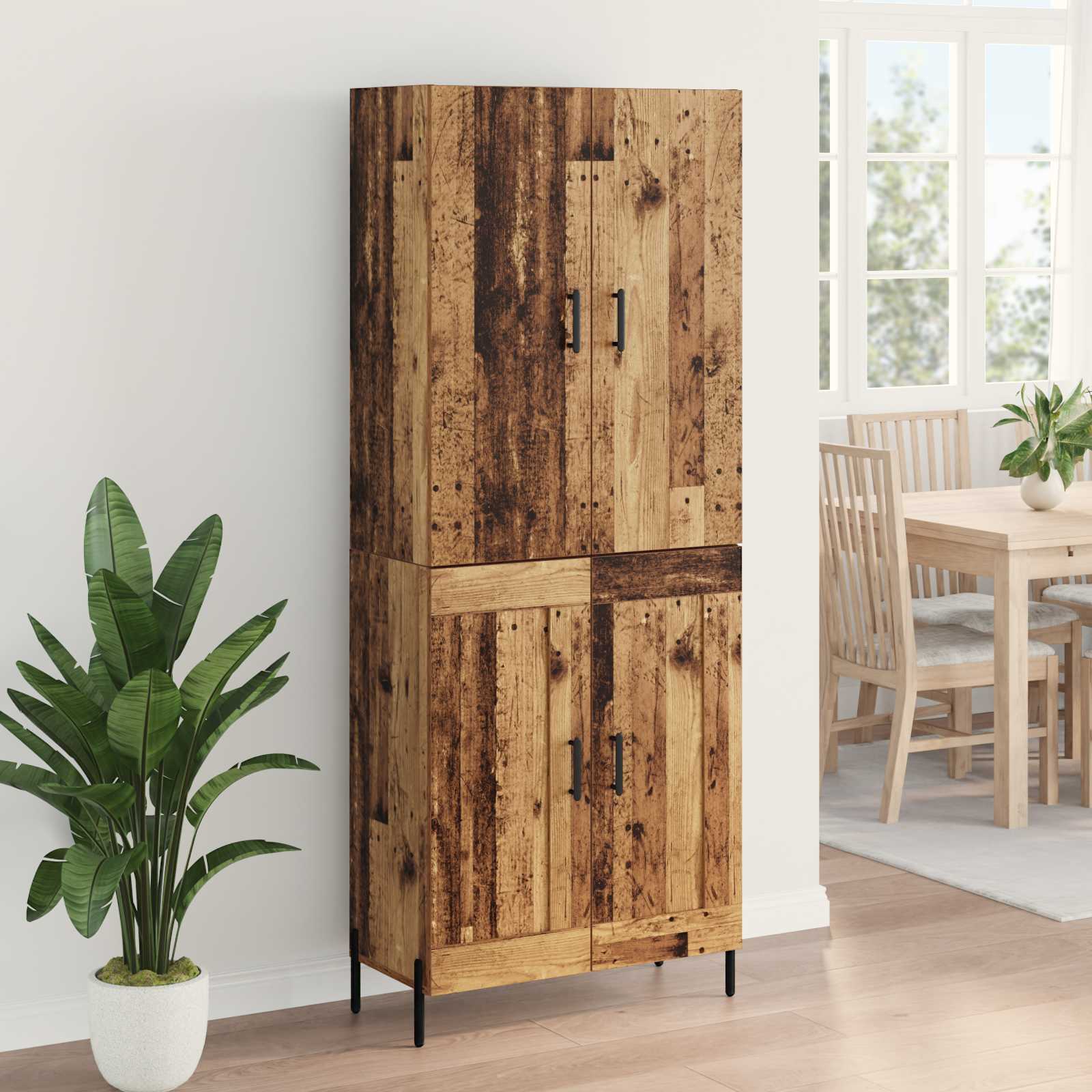 Highboard Zidne Staro drvo 69,5 x 34 x 180 cm Konstruirano drvo