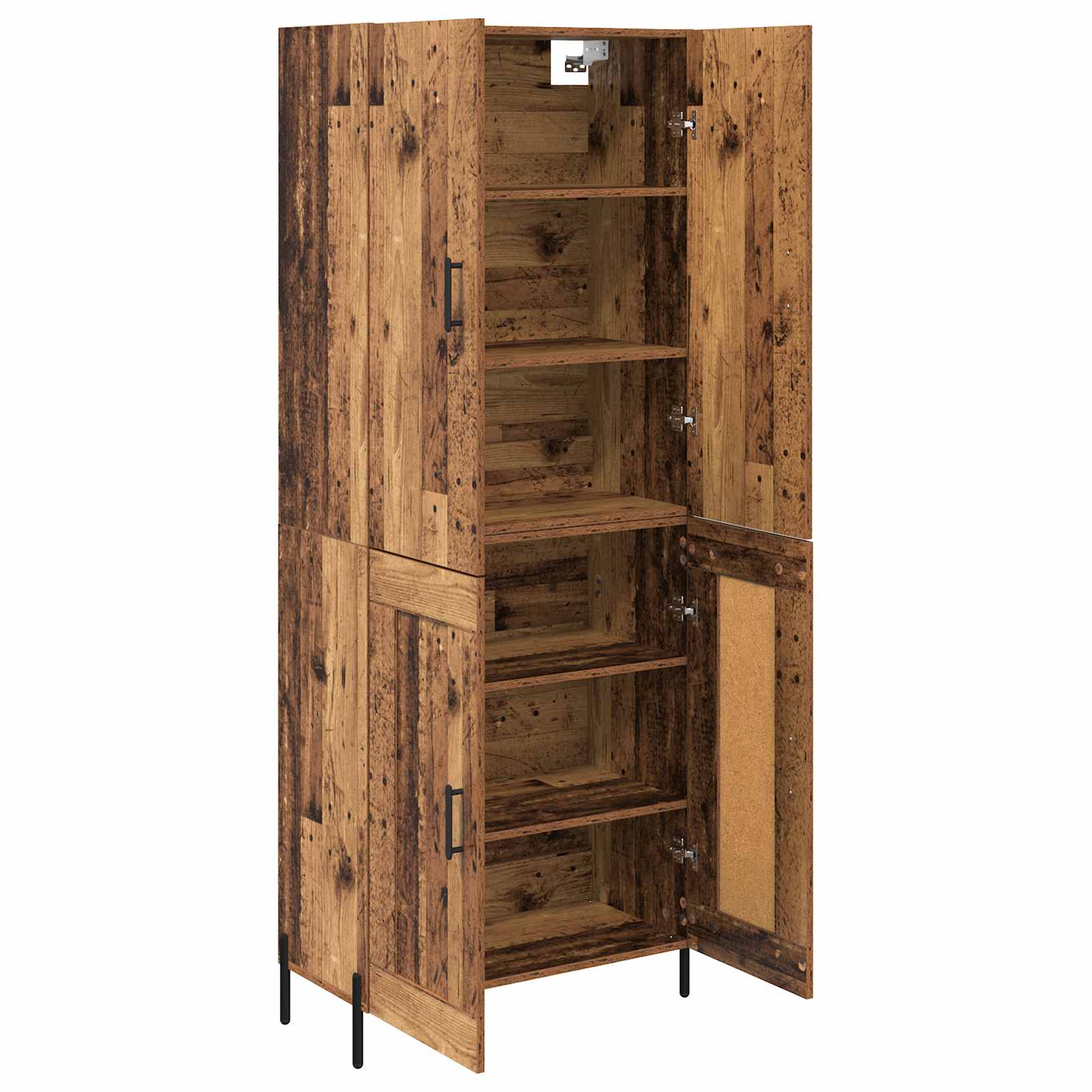 Highboard Zidne Staro drvo 69,5 x 34 x 180 cm Konstruirano drvo