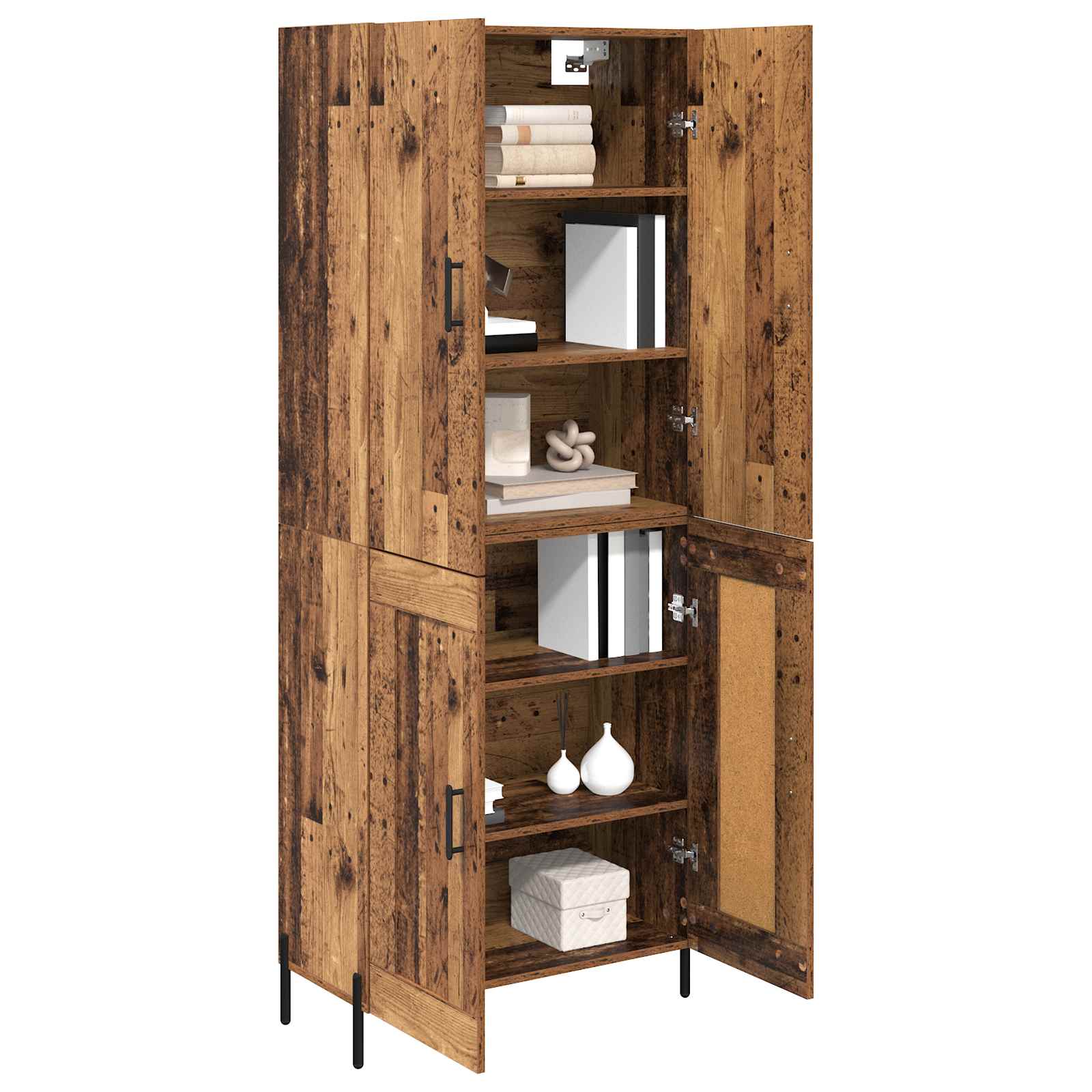 Highboard Zidne Staro drvo 69,5 x 34 x 180 cm Konstruirano drvo