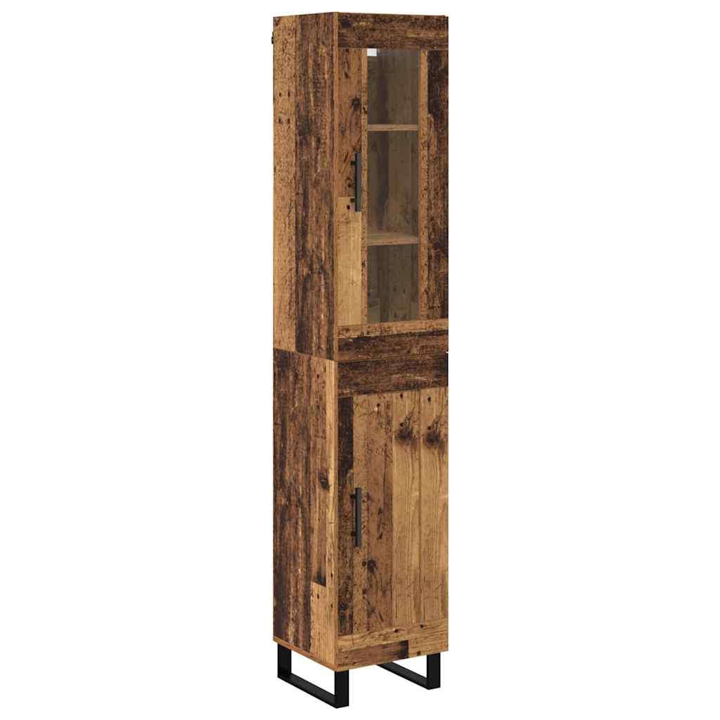 Highboard Staro drvo 34,5 x 34 x 180 cm Konstruirano drvo