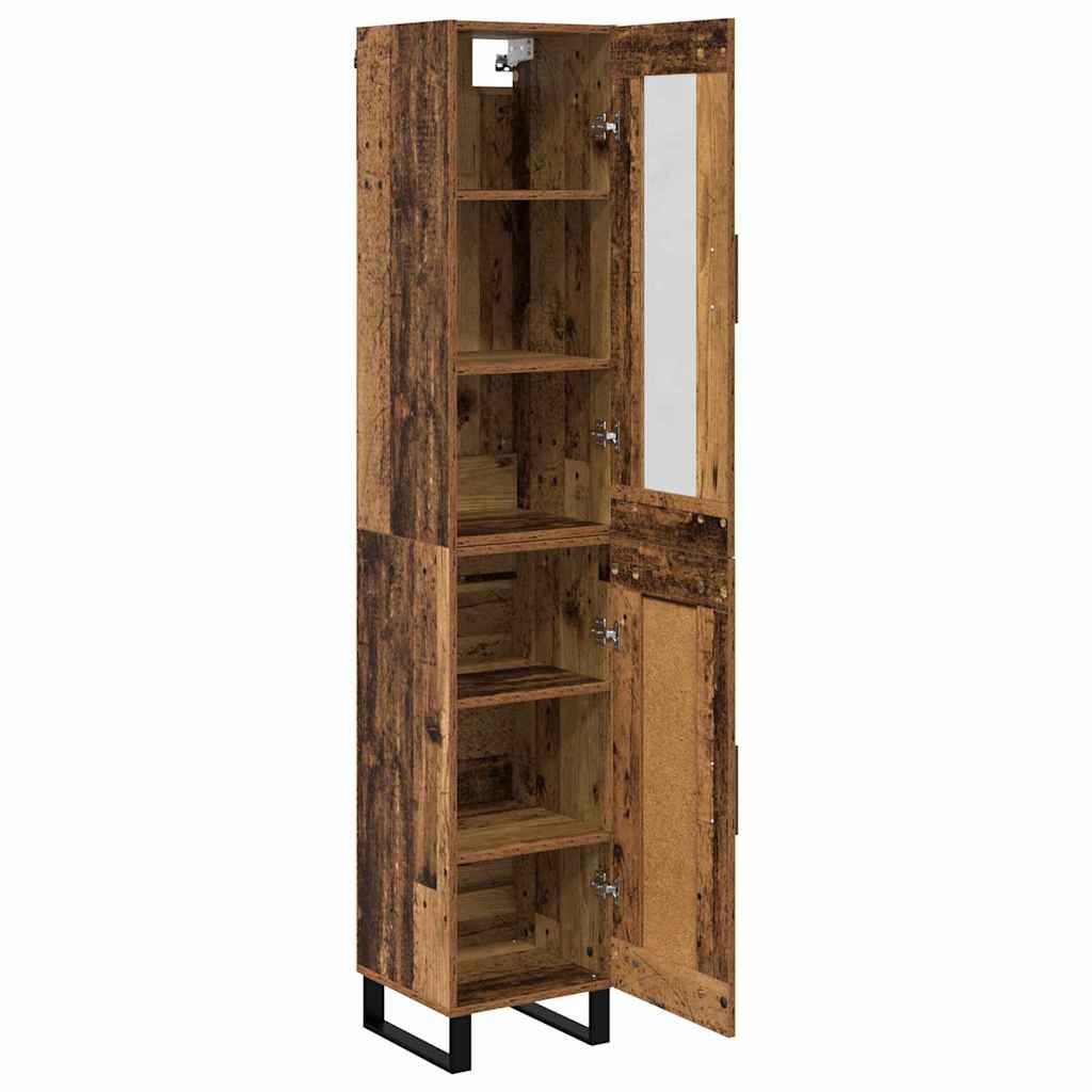 Highboard Staro drvo 34,5 x 34 x 180 cm Konstruirano drvo
