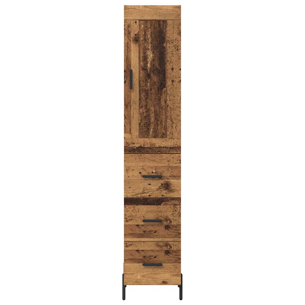 Highboard Staro drvo 34,5 x 34 x 180 cm Konstruirano drvo
