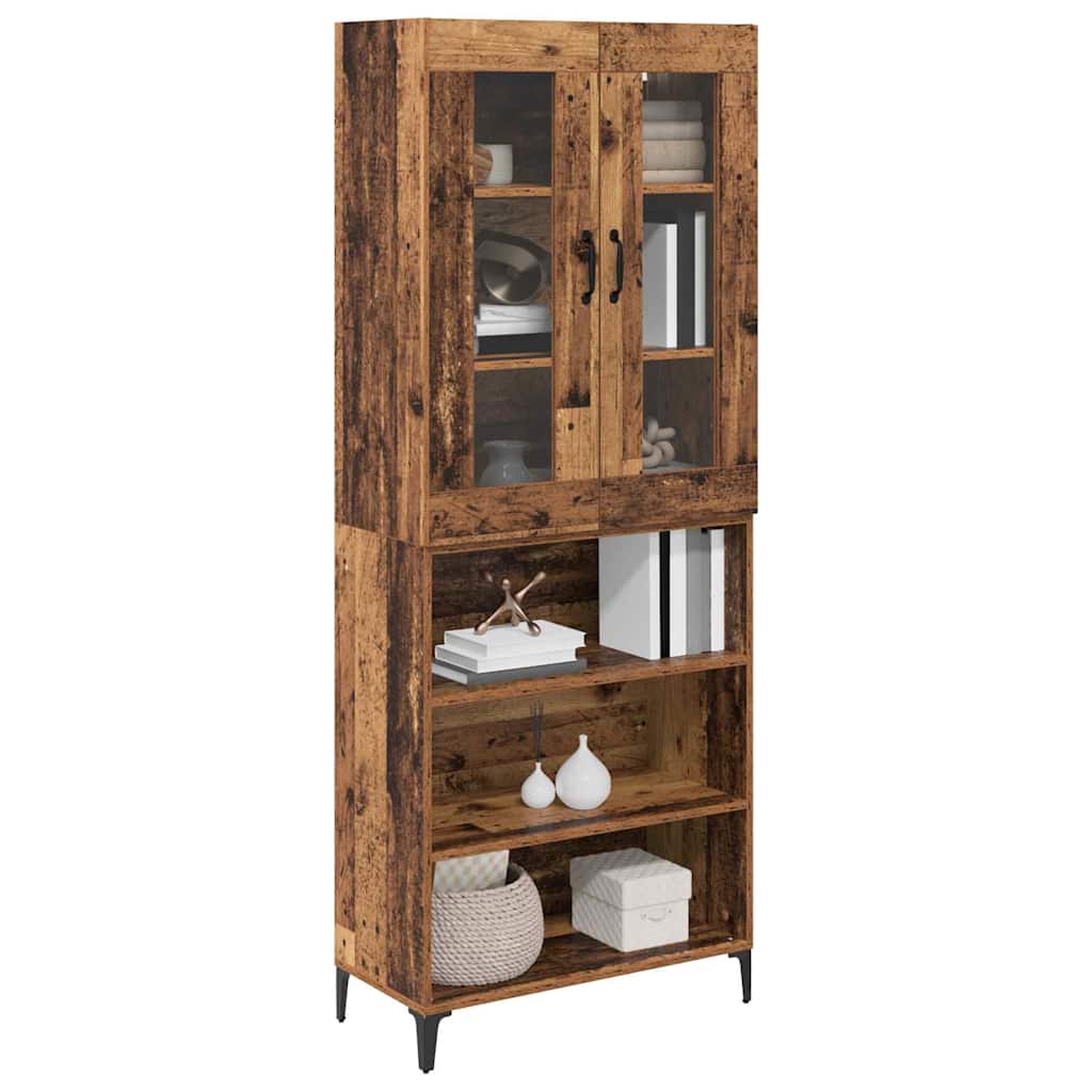 Highboard Zidne Staro drvo 69,5 x 34 x 180 cm Konstruirano drvo