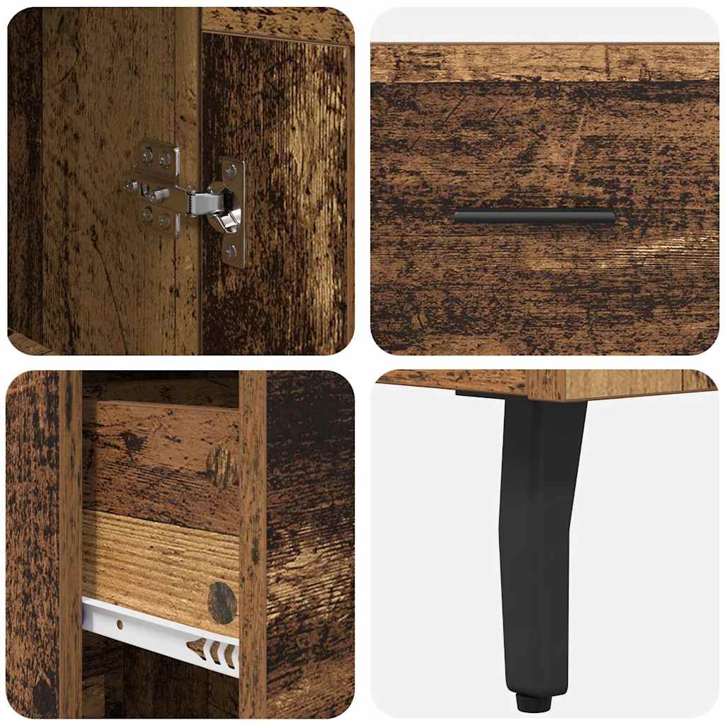 Highboard Staro drvo 34,5 x 34 x 180 cm Konstruirano drvo