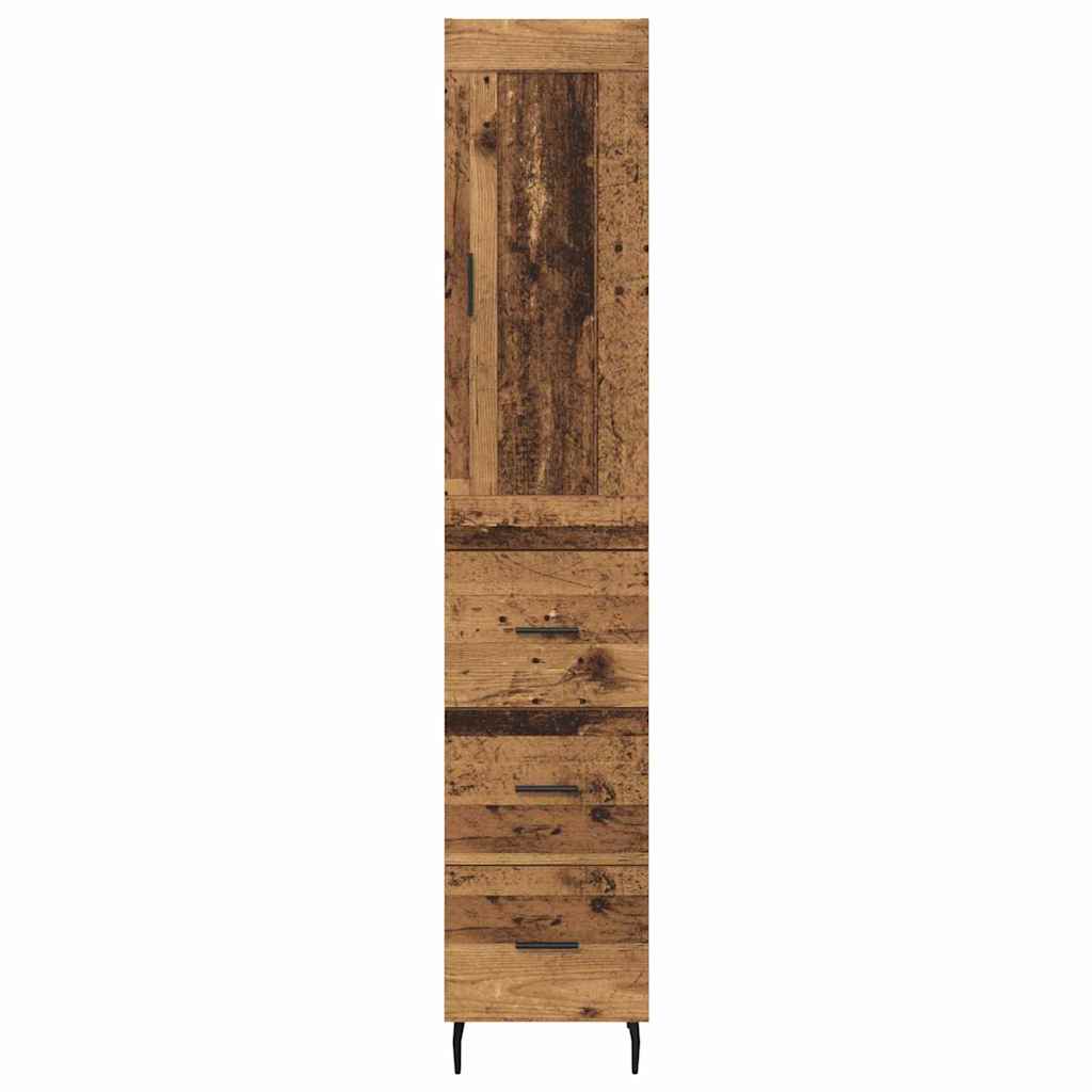 Highboard Staro drvo 34,5 x 34 x 180 cm Konstruirano drvo