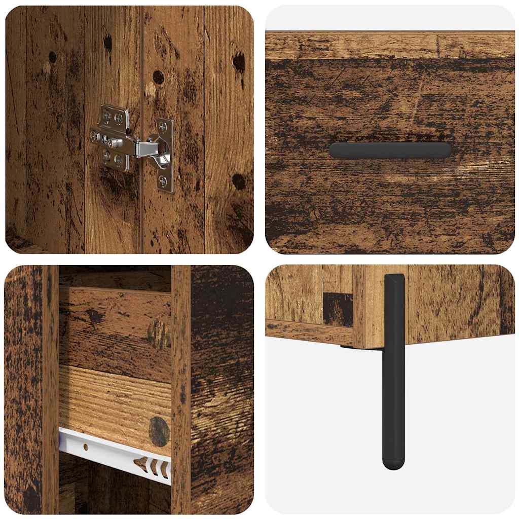 Highboard Staro drvo 34,5 x 34 x 180 cm Konstruirano drvo