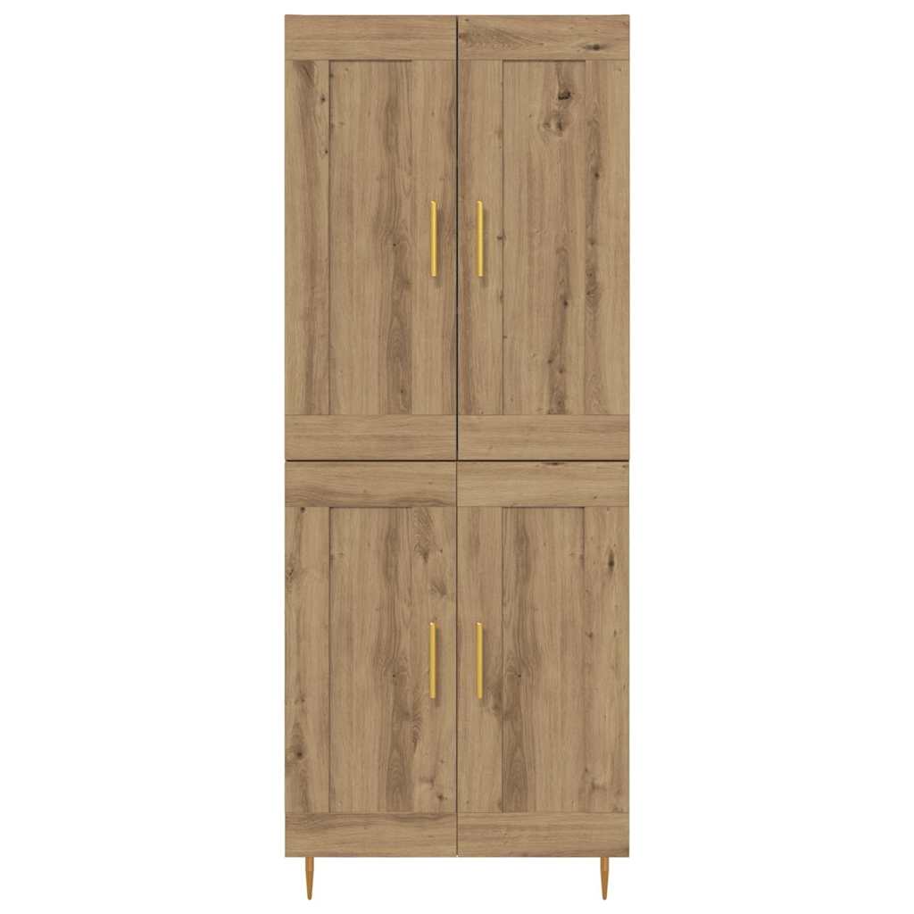 Highboard Umjetnički hrast 69,5 x 34 x 180 cm Konstruirano drvo