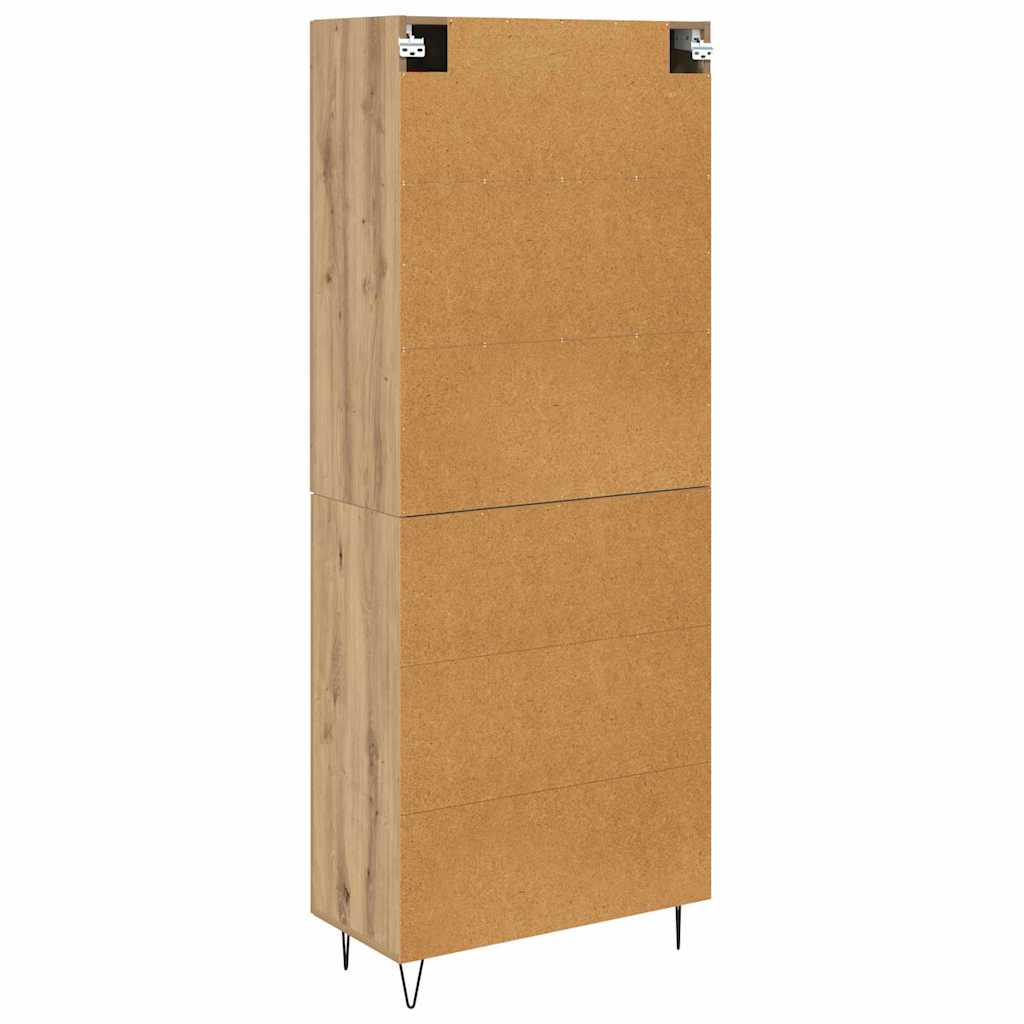 Highboard Umjetnički hrast 69,5 x 34 x 180 cm Konstruirano drvo