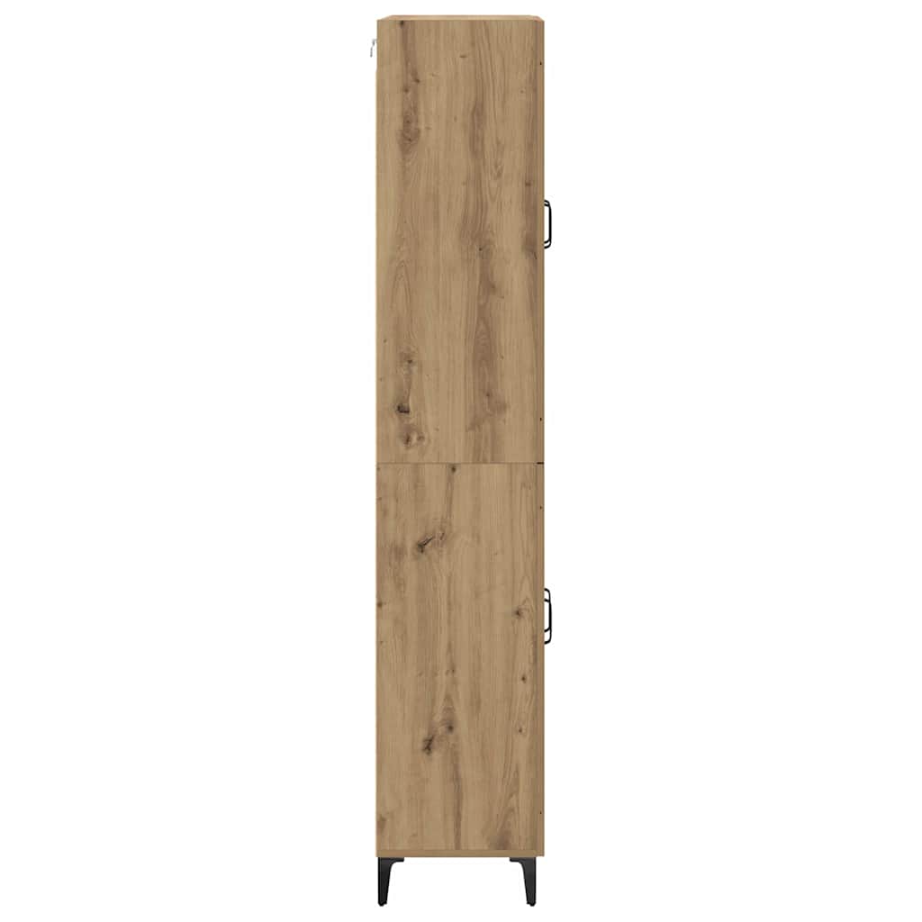 Highboard Umjetnički hrast 69,5 x 34 x 180 cm Konstruirano drvo
