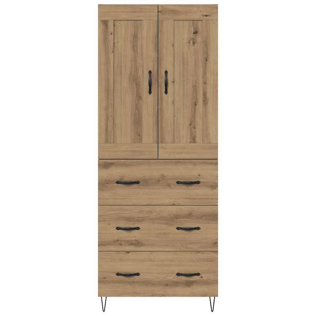 Highboard Umjetnički hrast 69,5 x 34 x 180 cm Konstruirano drvo