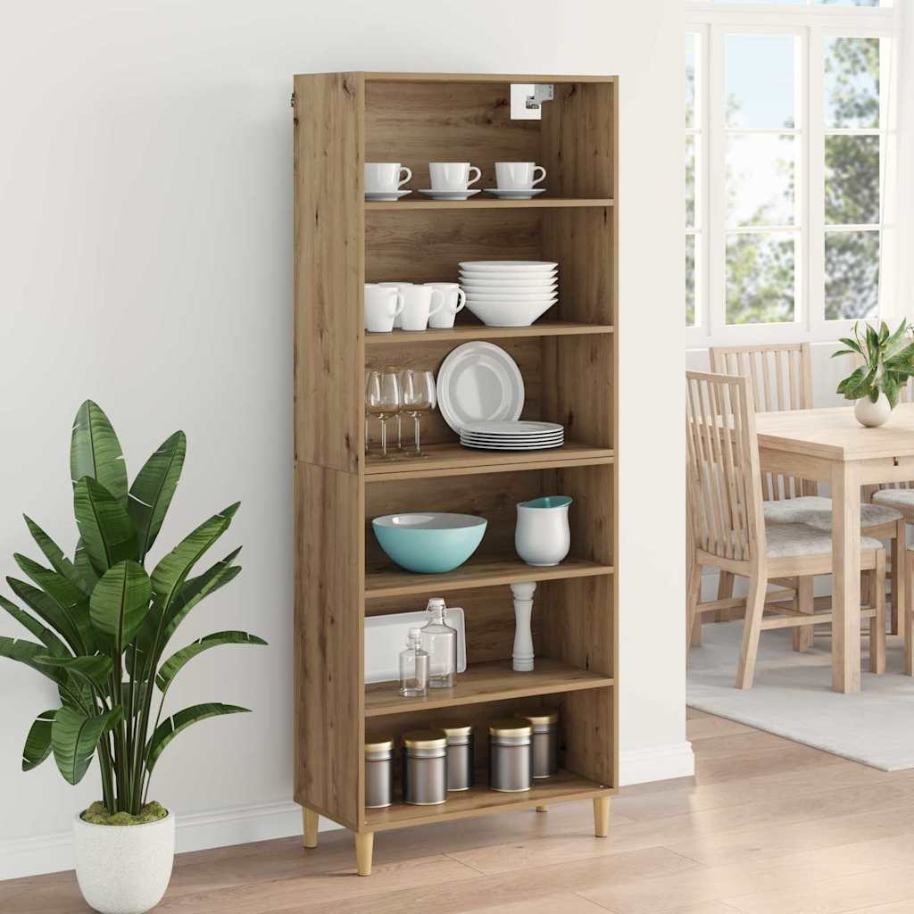 Highboard Umjetnički hrast 69,5 x 32,5 x 180 cm