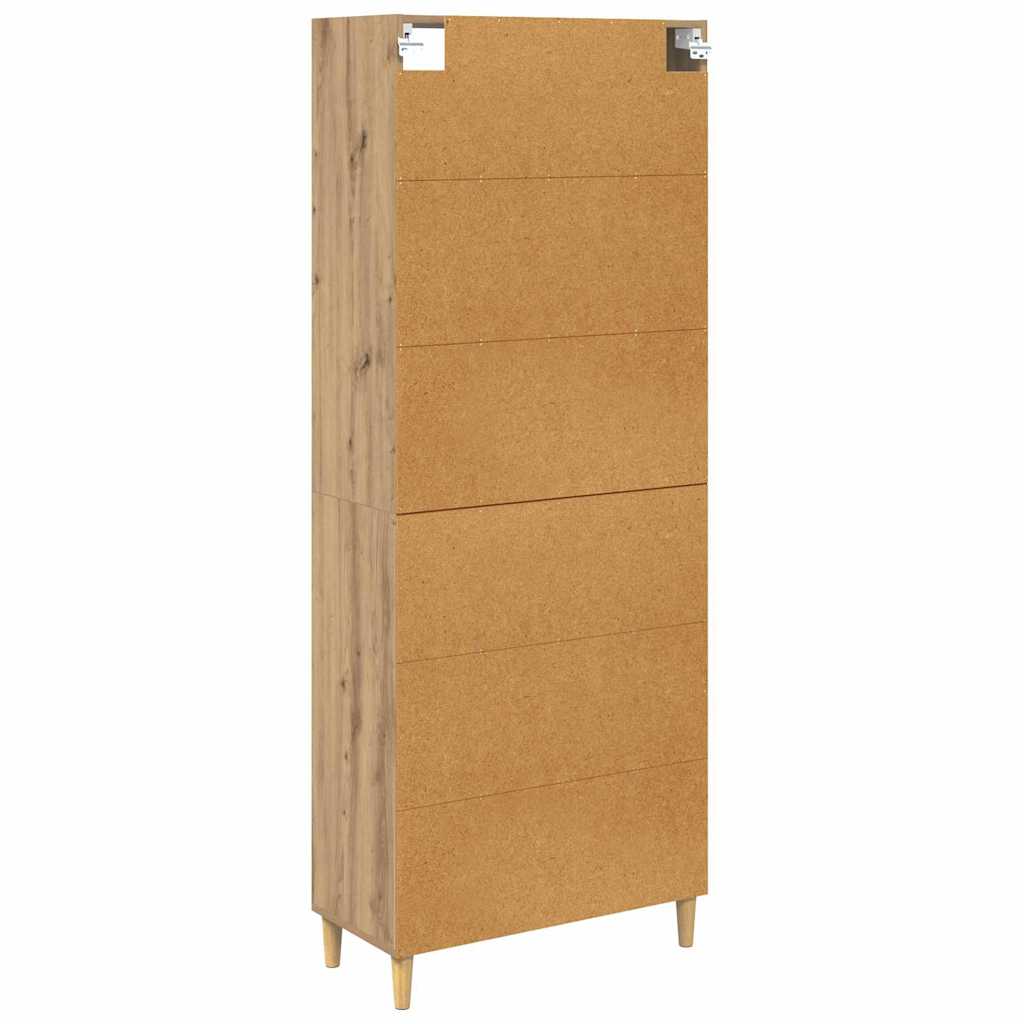 Highboard Umjetnički hrast 69,5 x 32,5 x 180 cm