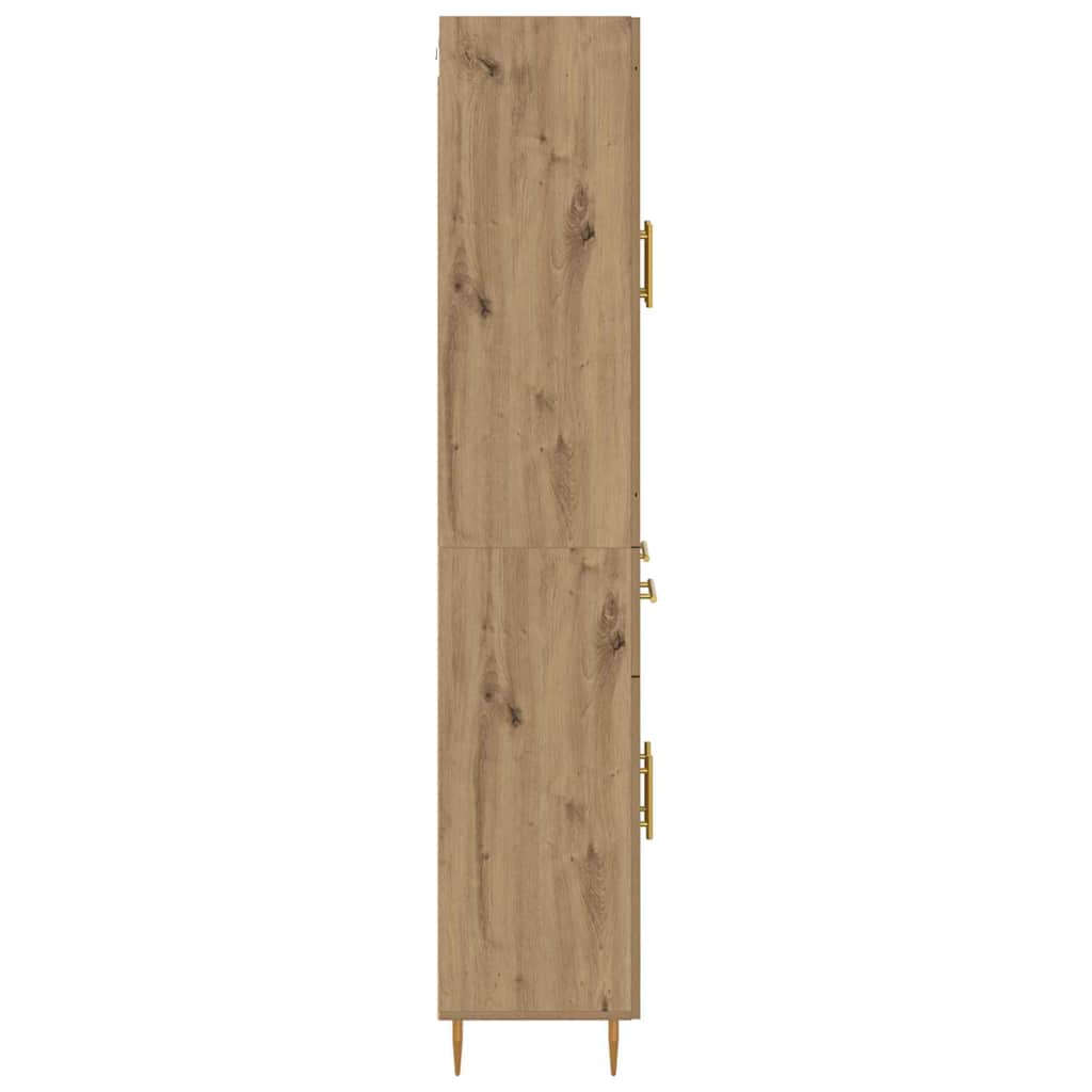 Highboard Umjetnički hrast 69,5 x 34 x 180 cm Konstruirano drvo