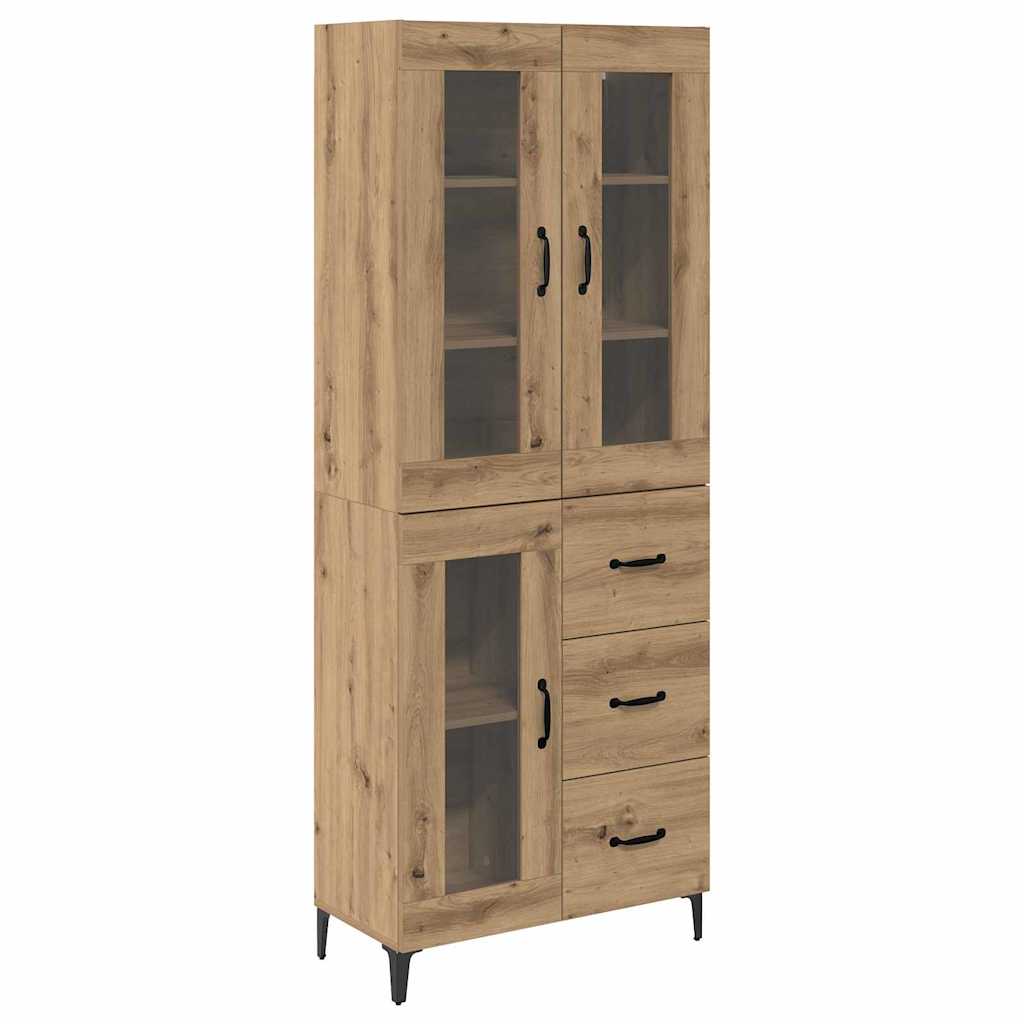Highboard Umjetnički hrast 69,5 x 34 x 180 cm Konstruirano drvo