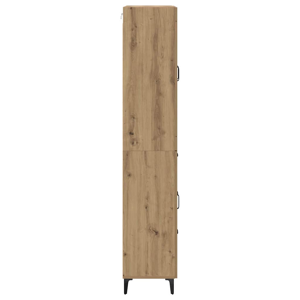 Highboard Umjetnički hrast 69,5 x 34 x 180 cm Konstruirano drvo
