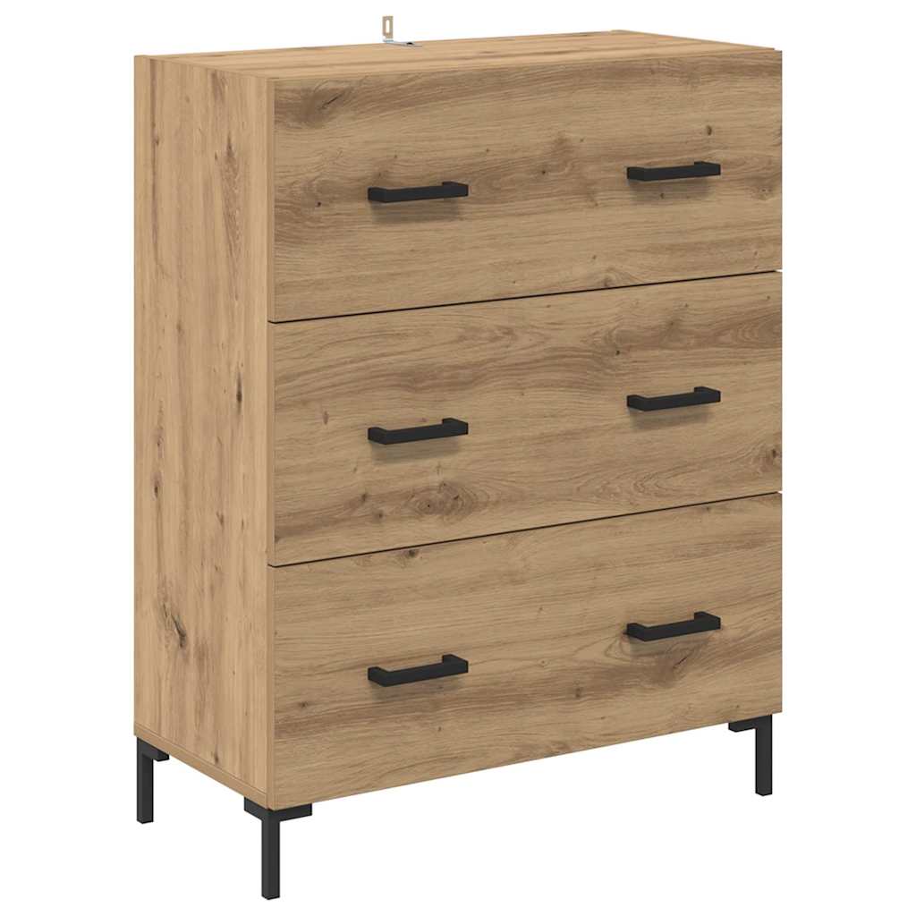 Highboard Umjetnički hrast 69,5 x 34 x 180 cm Konstruirano drvo