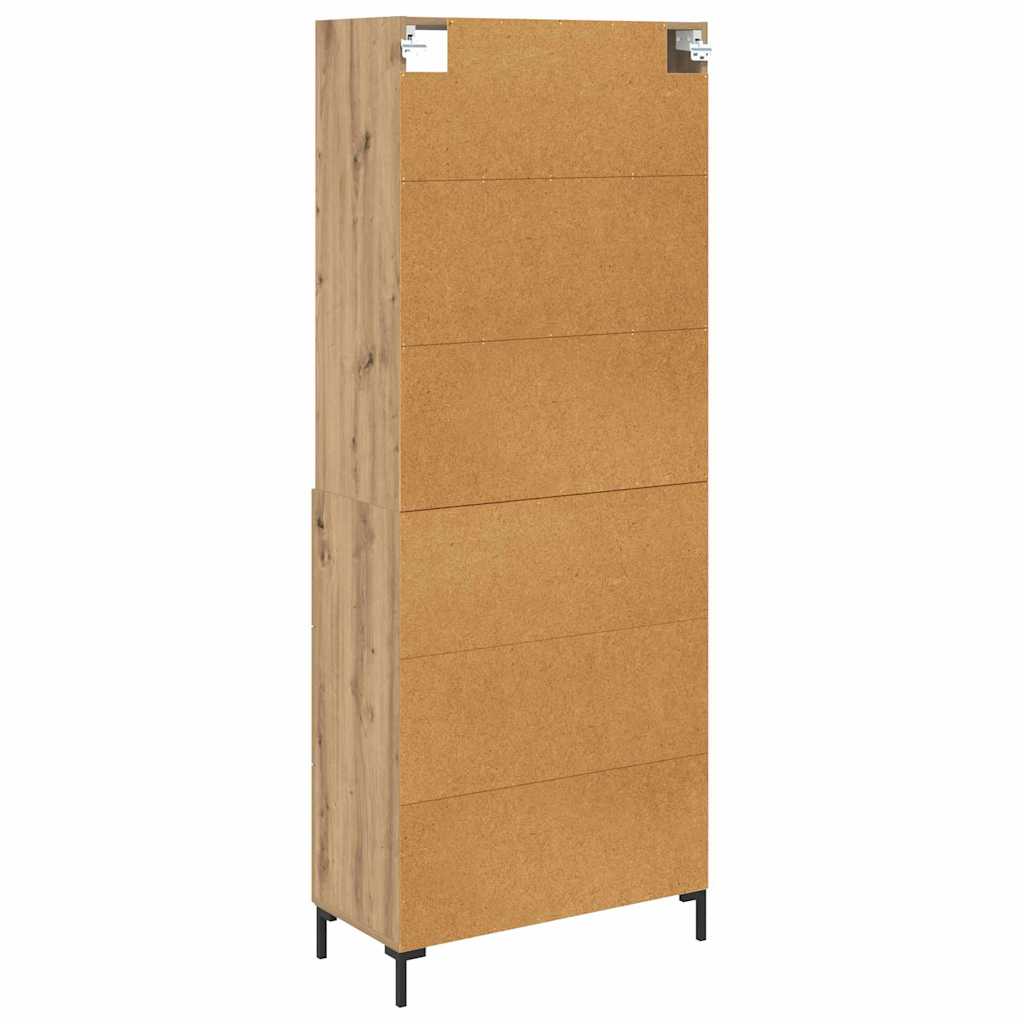 Highboard Umjetnički hrast 69,5 x 34 x 180 cm Konstruirano drvo