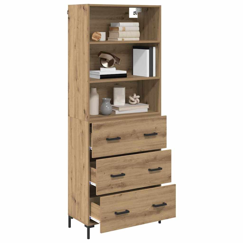 Highboard Umjetnički hrast 69,5 x 34 x 180 cm Konstruirano drvo