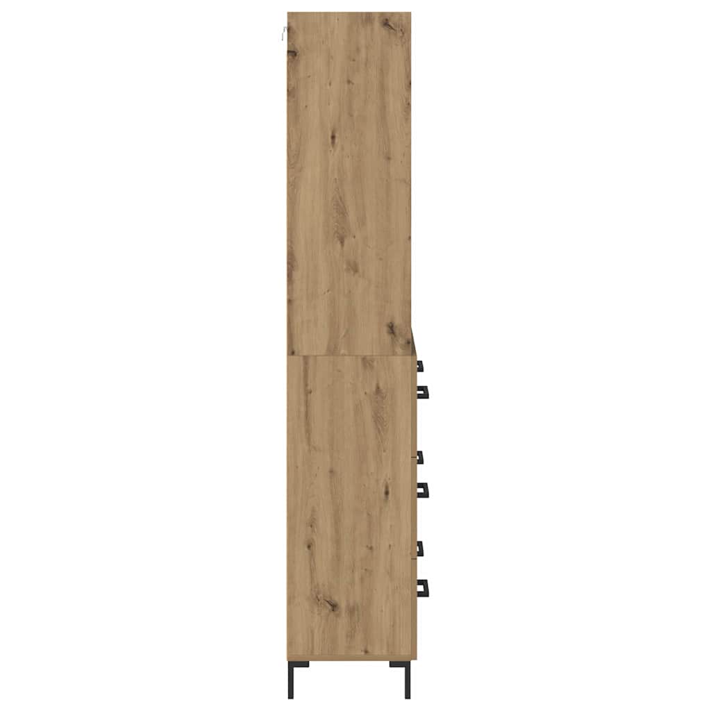 Highboard Umjetnički hrast 69,5 x 34 x 180 cm Konstruirano drvo