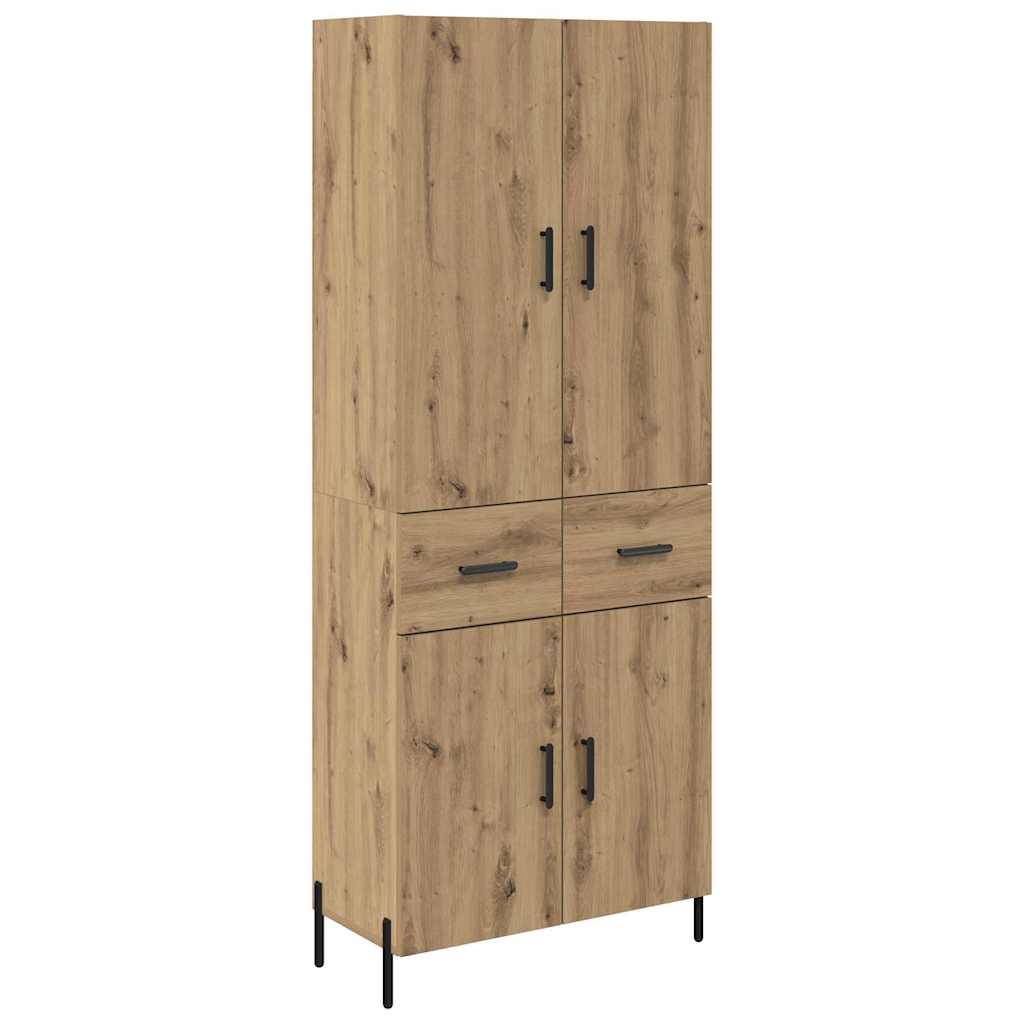 Highboard Umjetnički hrast 69,5 x 34 x 180 cm Konstruirano drvo