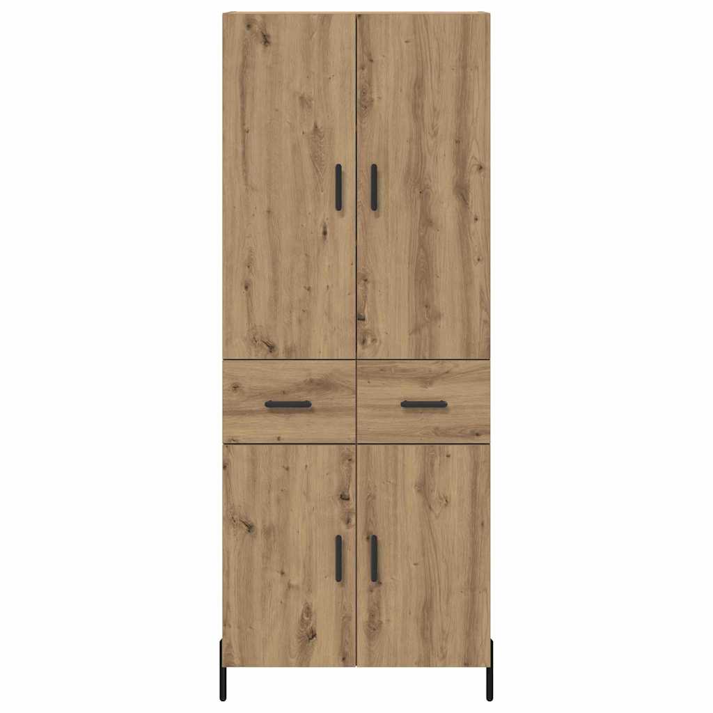 Highboard Umjetnički hrast 69,5 x 34 x 180 cm Konstruirano drvo