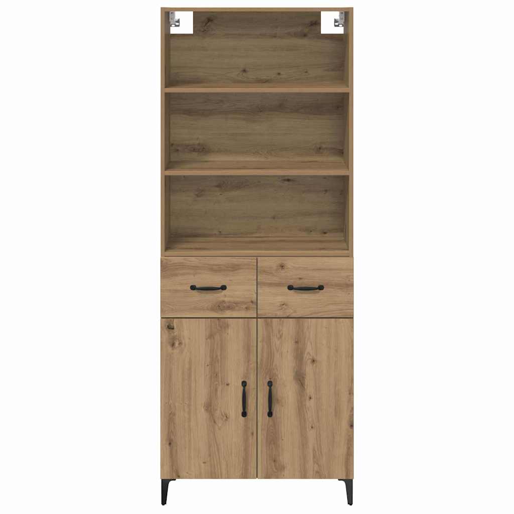 Highboard Umjetnički hrast 69,5 x 34 x 180 cm Konstruirano drvo