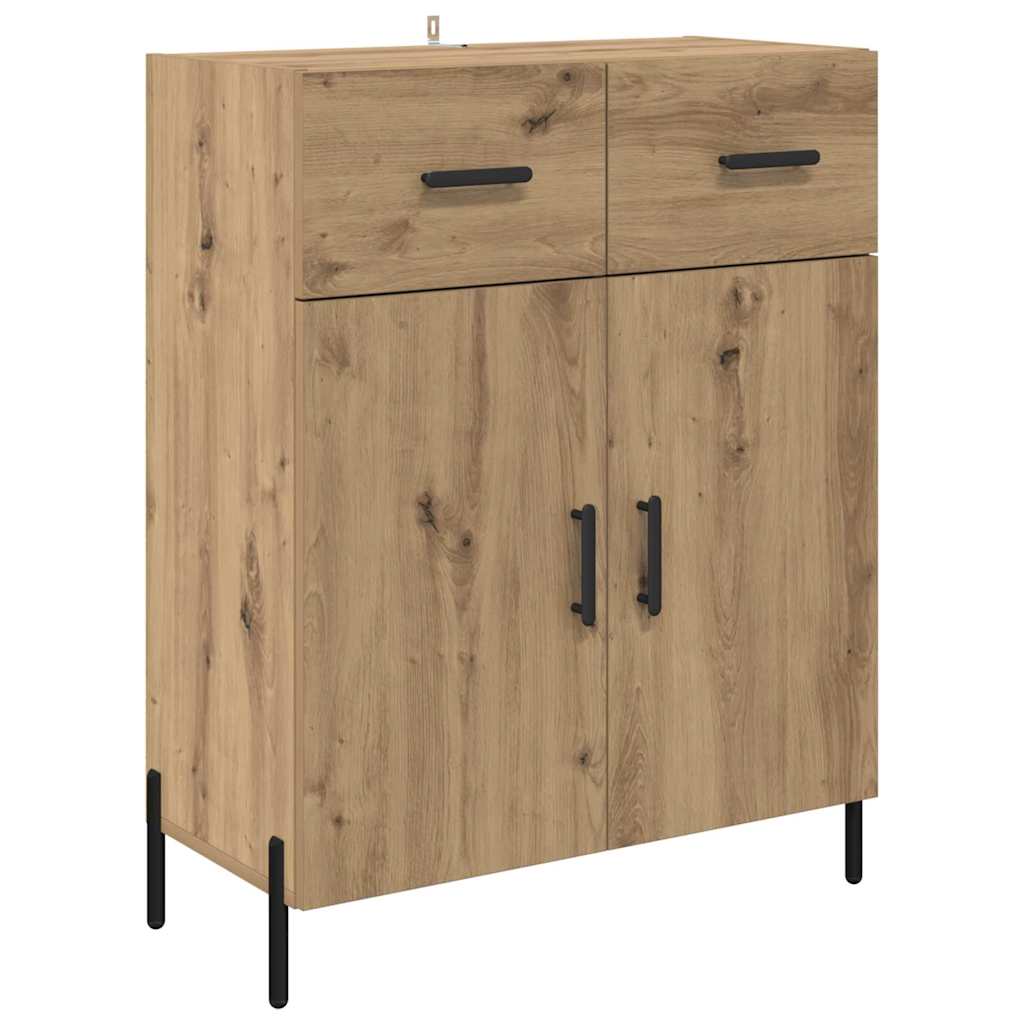 Highboard s ladicama Umjetnički hrast 69,5 x 32,5 x 180 cm