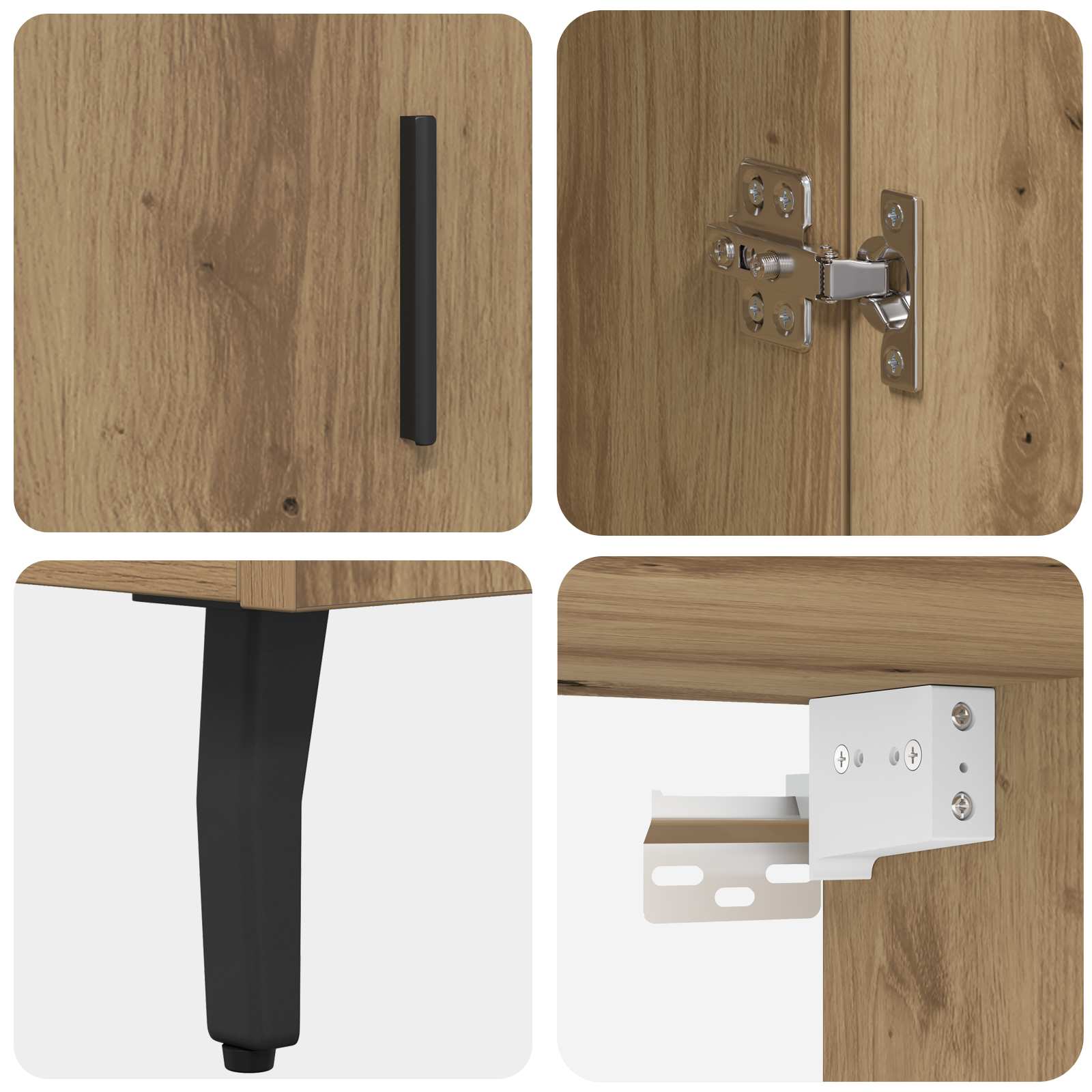 Highboard Umjetnički hrast 69,5 x 34 x 180 cm