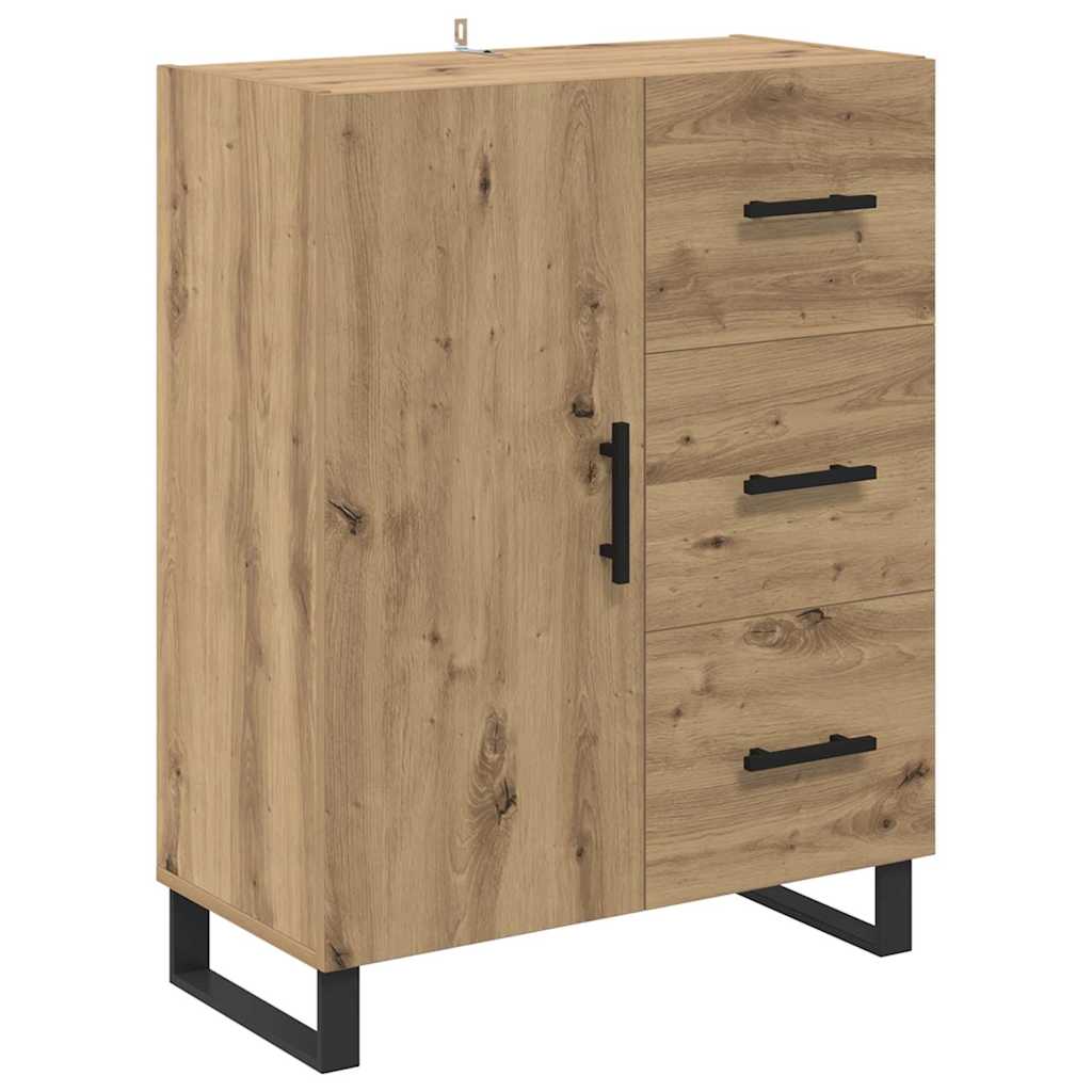 Highboard s ladicama 2 pcs Umjetnički hrast 69,5 x 34 x 180 cm
