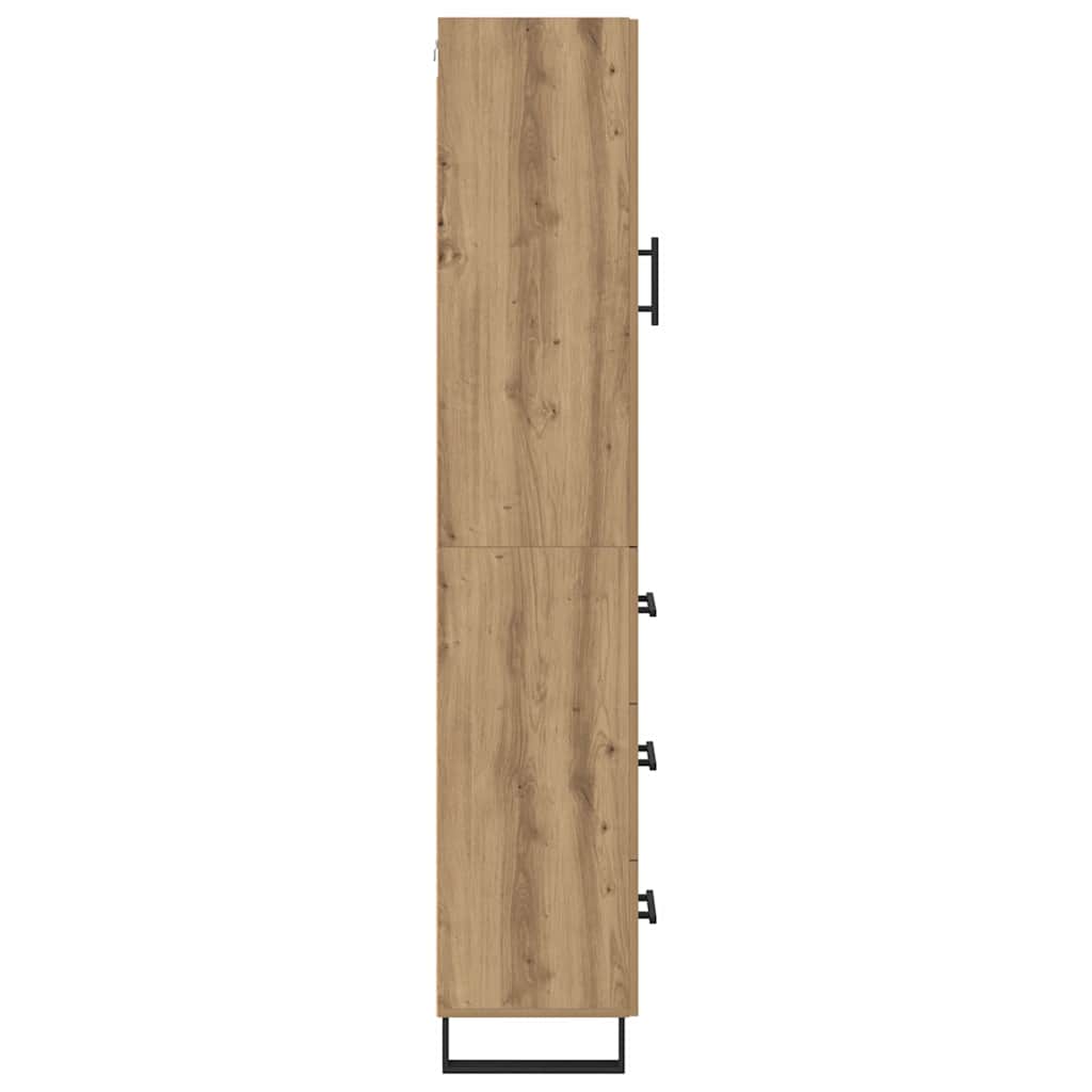 Highboard Umjetnički hrast 34,5 x 34 x 180 cm Konstruirano drvo