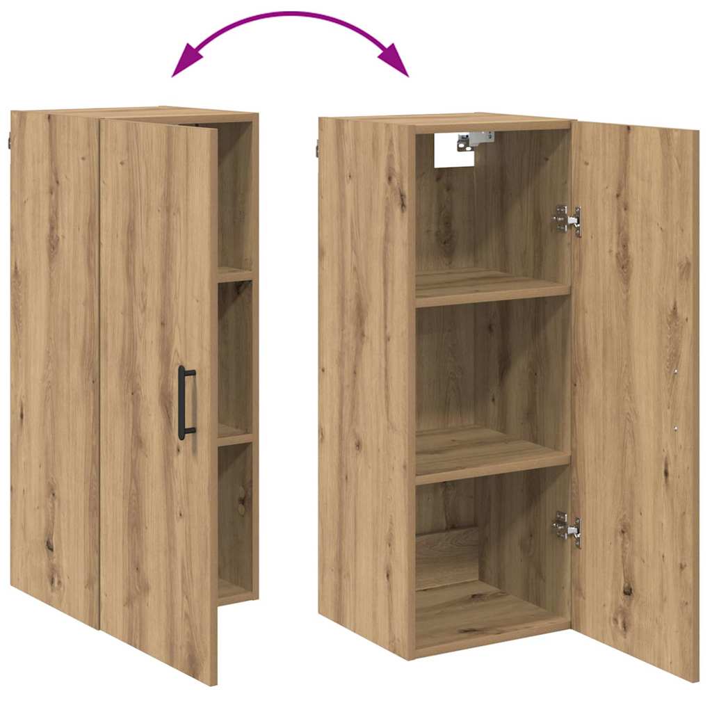 Highboard Umjetnički hrast 34,5 x 34 x 180 cm Konstruirano drvo