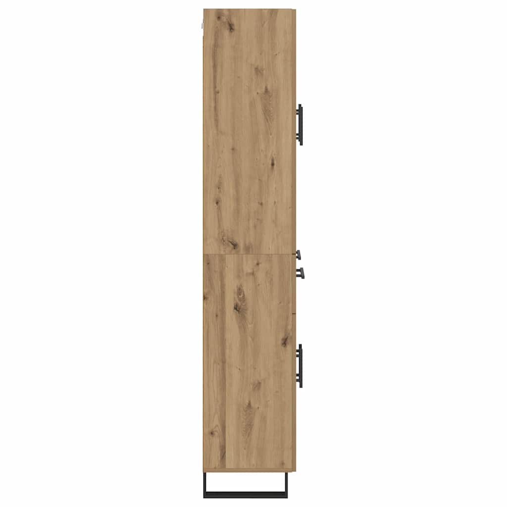 Highboard s ladicama 2 pcs Umjetnički hrast 69,5 x 34 x 180 cm